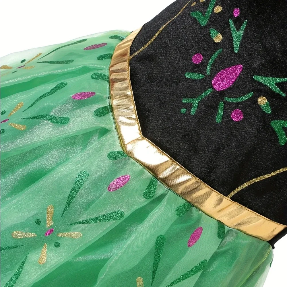 Frozen Disney Princess Anna Make believe Costume for Dress up Christmas Gift - Picture 2 of 7